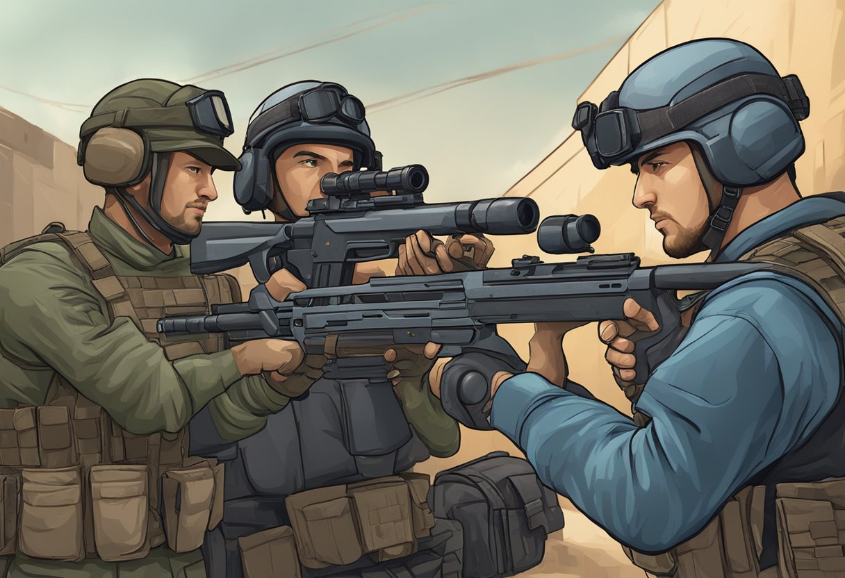 A player strategizes and gains points in a virtual battle game, Counter Strike 2
