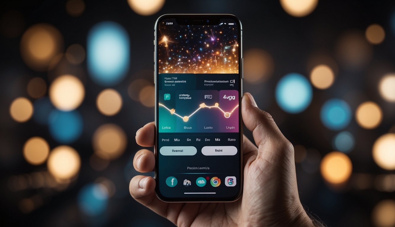 A hand holding a smartphone with TikTok app open, surrounded by various payment tools and solutions. A question mark hovers above, indicating curiosity and understanding