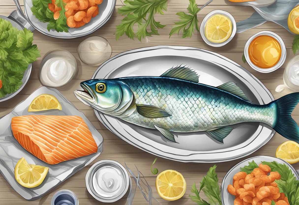 A table with fish to avoid for high cholesterol diet