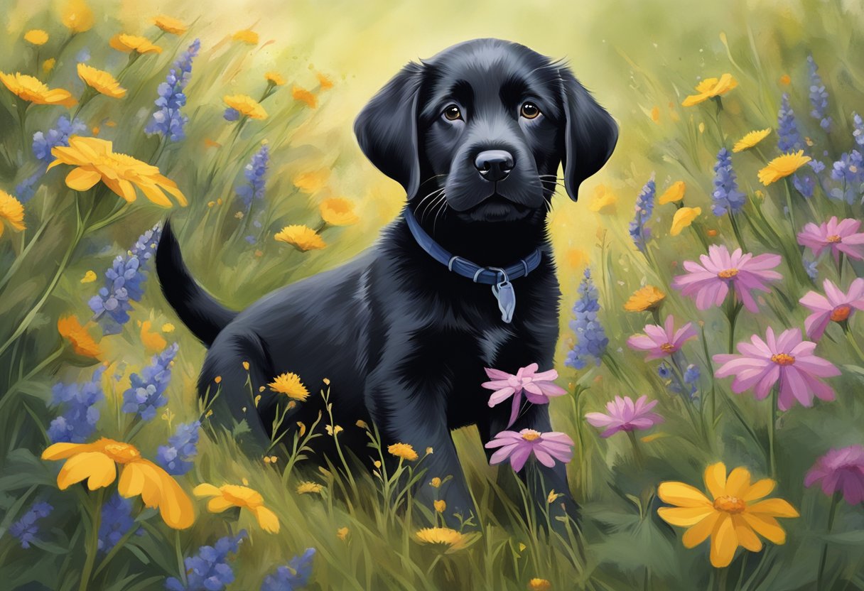 Black Lab Puppy