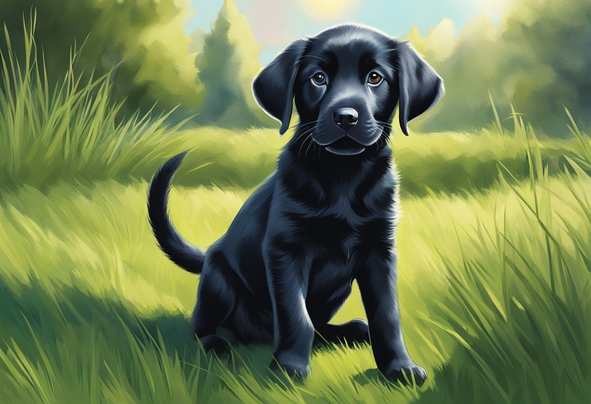 Black Lab Puppy