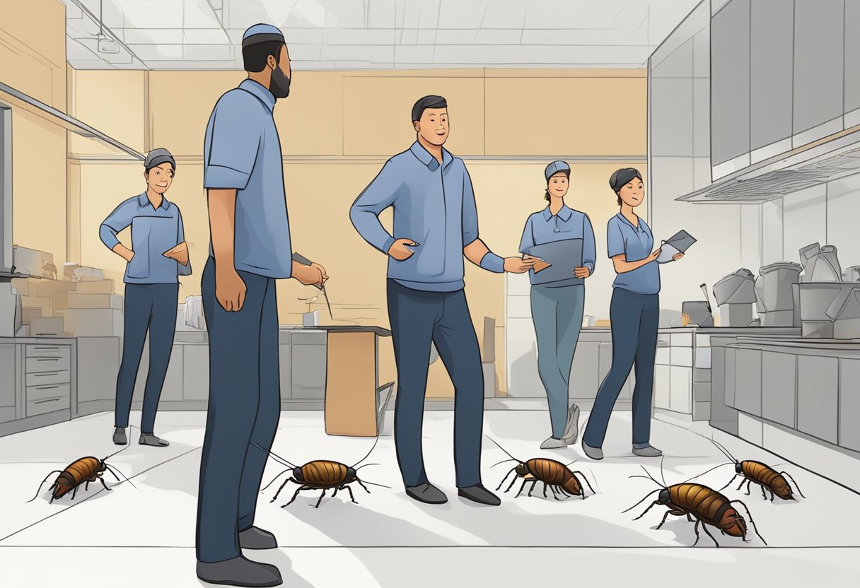 Staff learning to spot and stop cockroach invasions