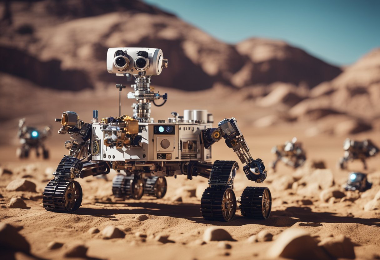 Robots assemble, repair and explore in outer space, from the first satellite to the Mars rovers