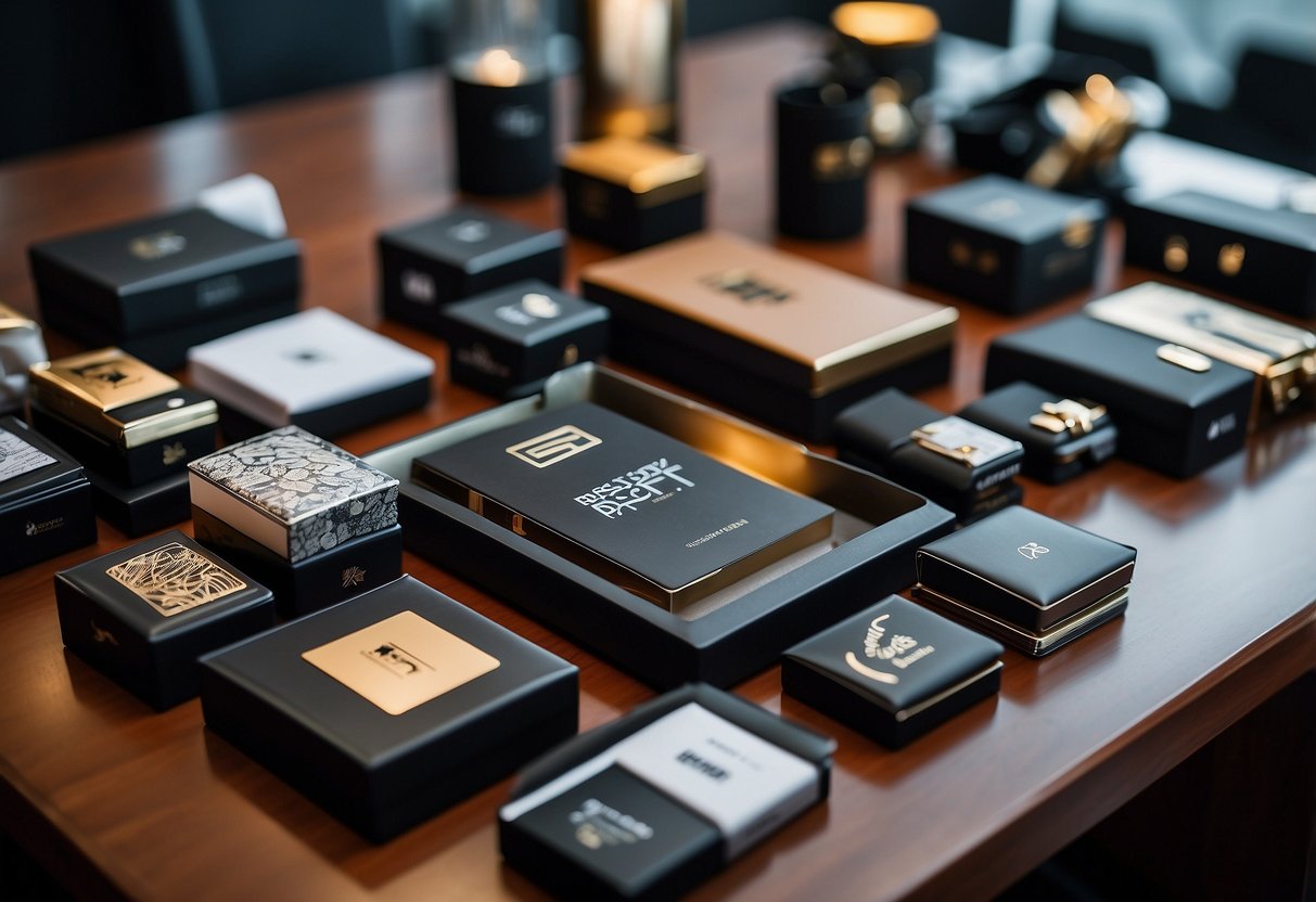 A table displaying various high-quality corporate gifts with "Best Rated" labels