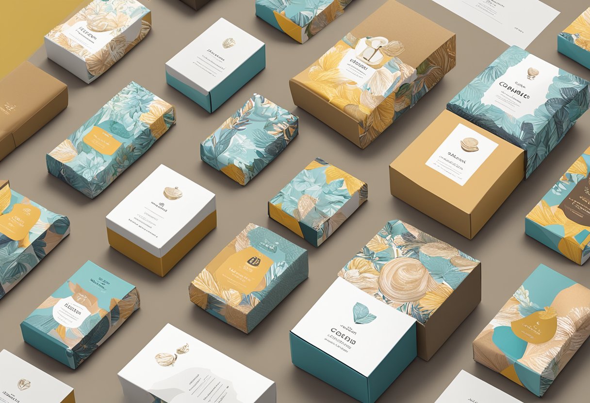 A person arranging various coffee blends in gift packaging for corporate gifting