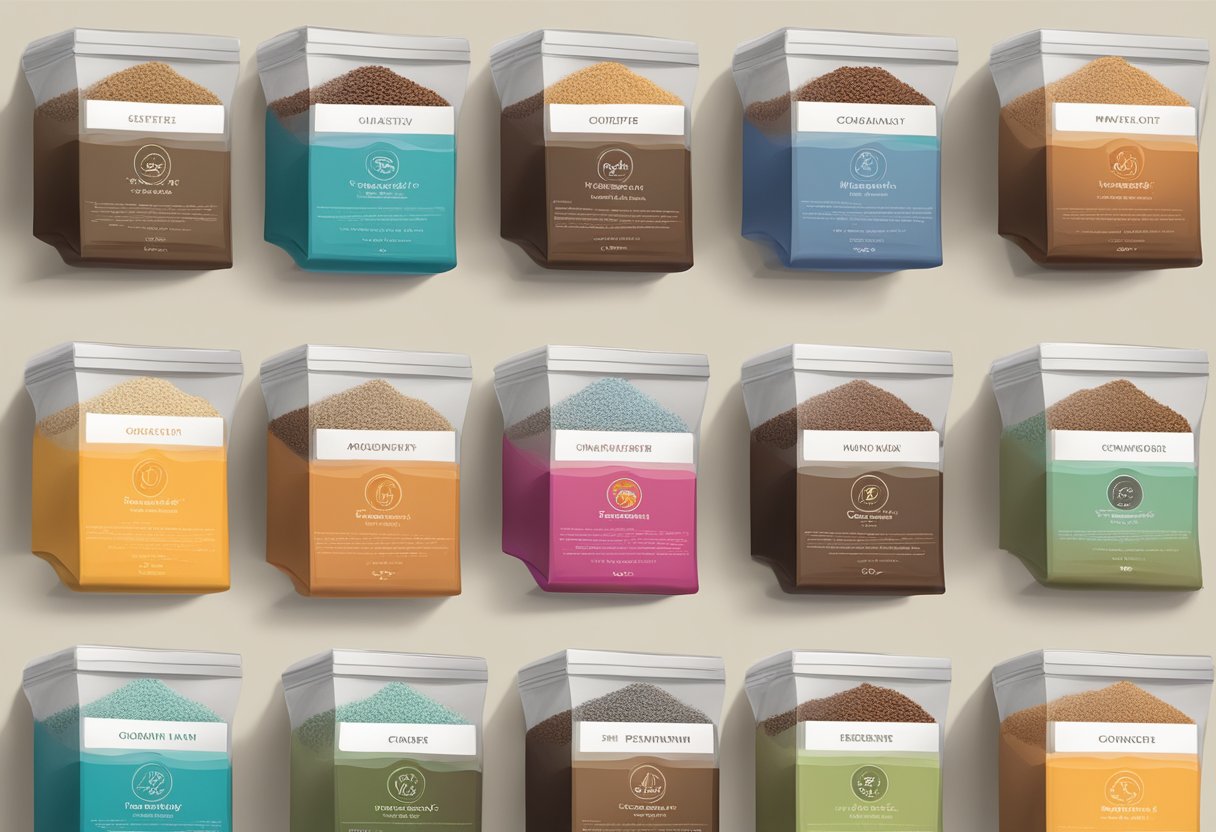 A colorful array of coffee blends arranged in sleek packaging, adorned with "Frequently Asked Questions" labels, ready to be presented as a corporate gift