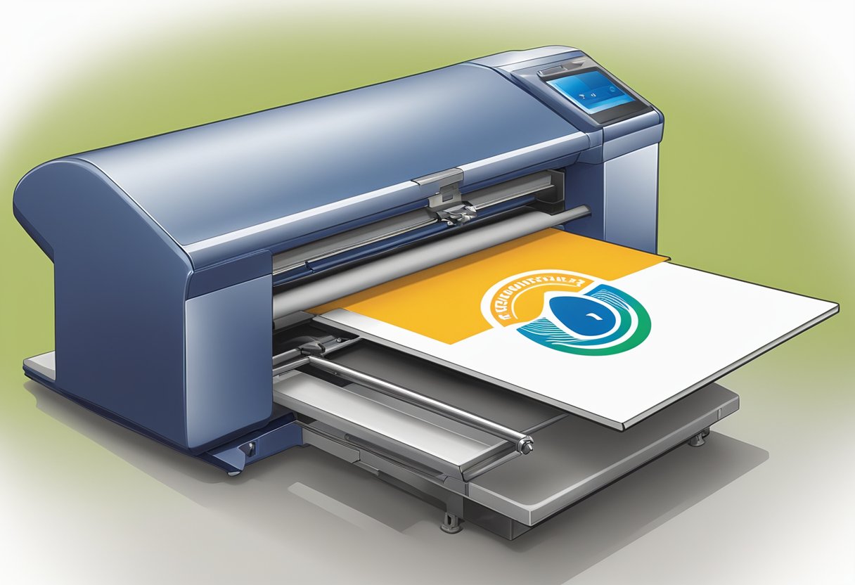 A logo being printed onto a corporate gift using customisation techniques
