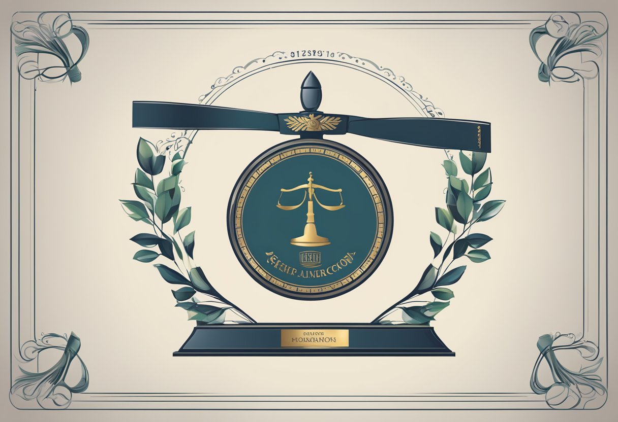 A scale displaying the weight of a corporate gift, with a ribbon and bow, surrounded by elegant packaging and a company logo