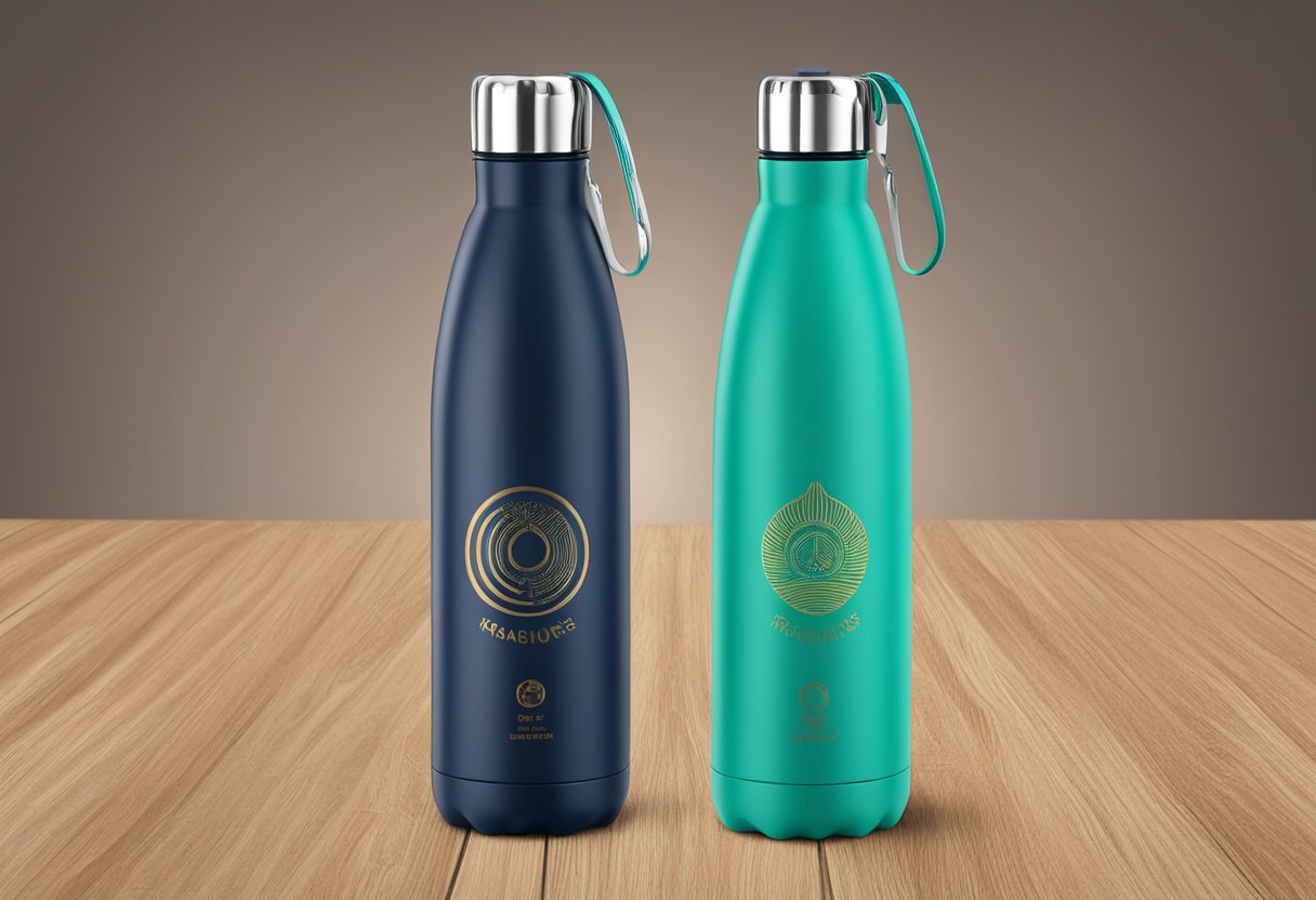 A 500ml PC bottle with a strainer, branded as corporate gifts