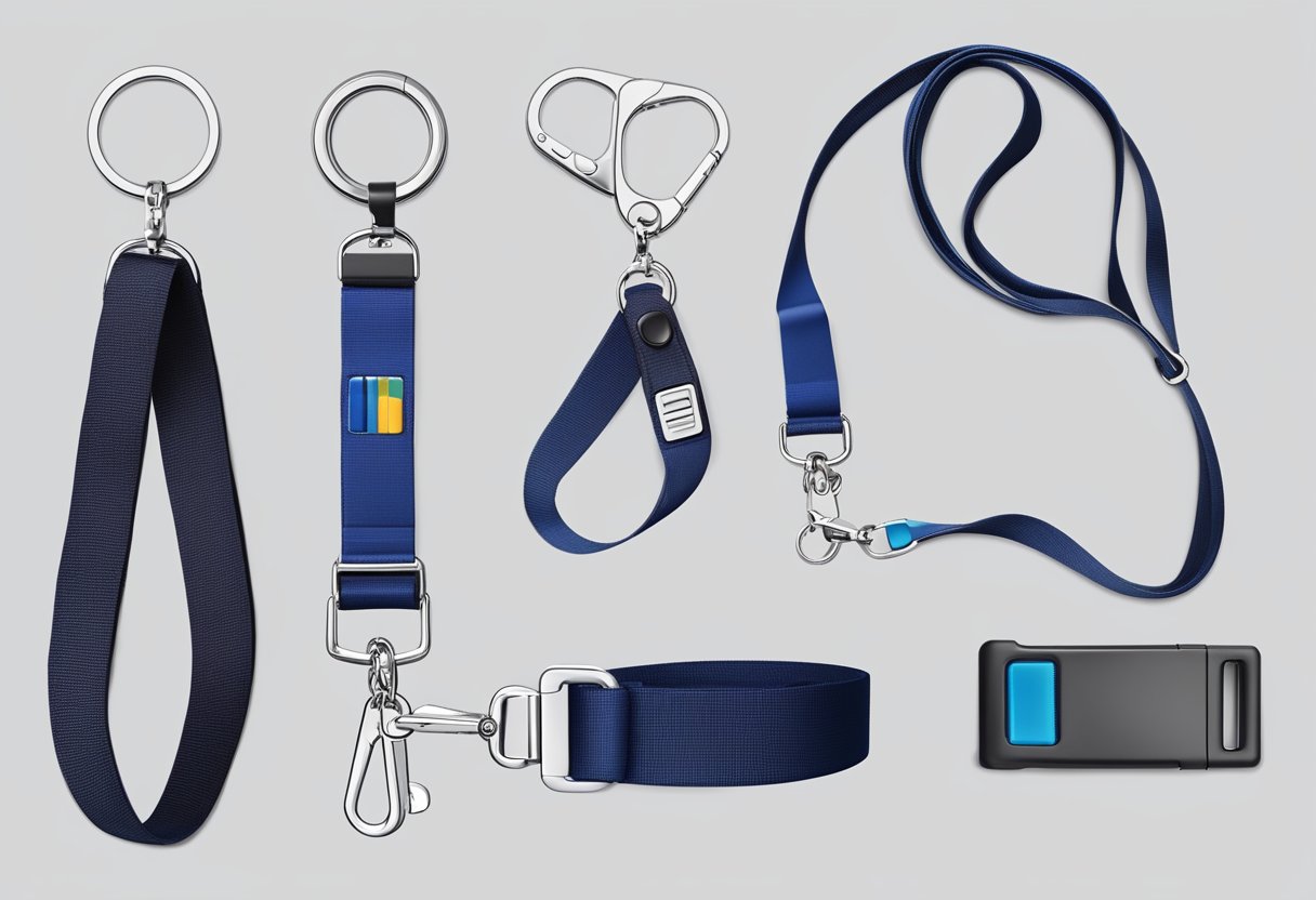 A lanyard with practical features and add-ons, such as a retractable badge holder and a detachable keychain, is being used as a corporate gift
