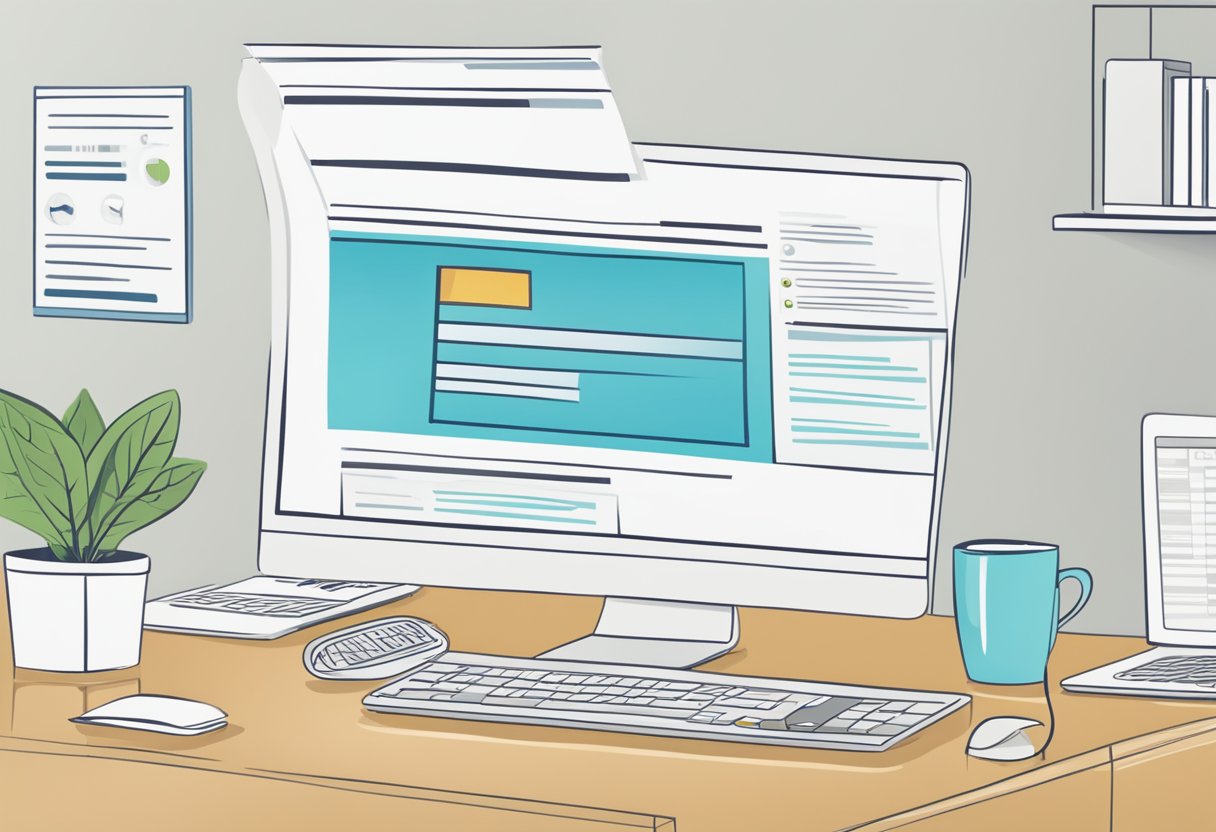 A computer screen displaying a webpage titled "Frequently Asked Questions" with the company logo in the corner