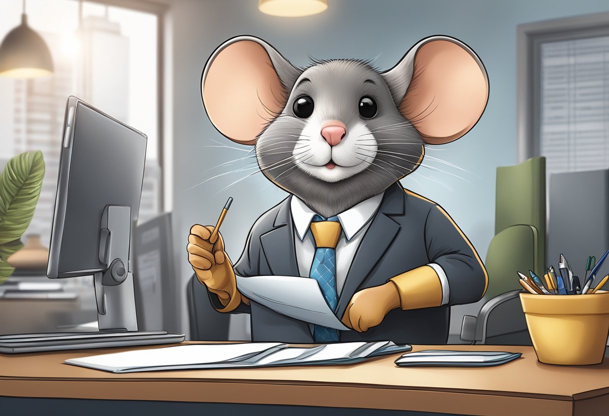A mouse-shaped corporate gift maker answering frequently asked questions