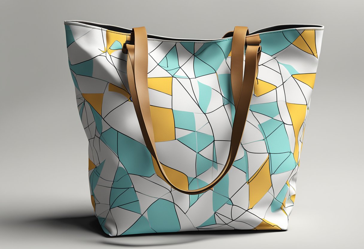 A canvas tote bag with sleek design and modern aesthetics