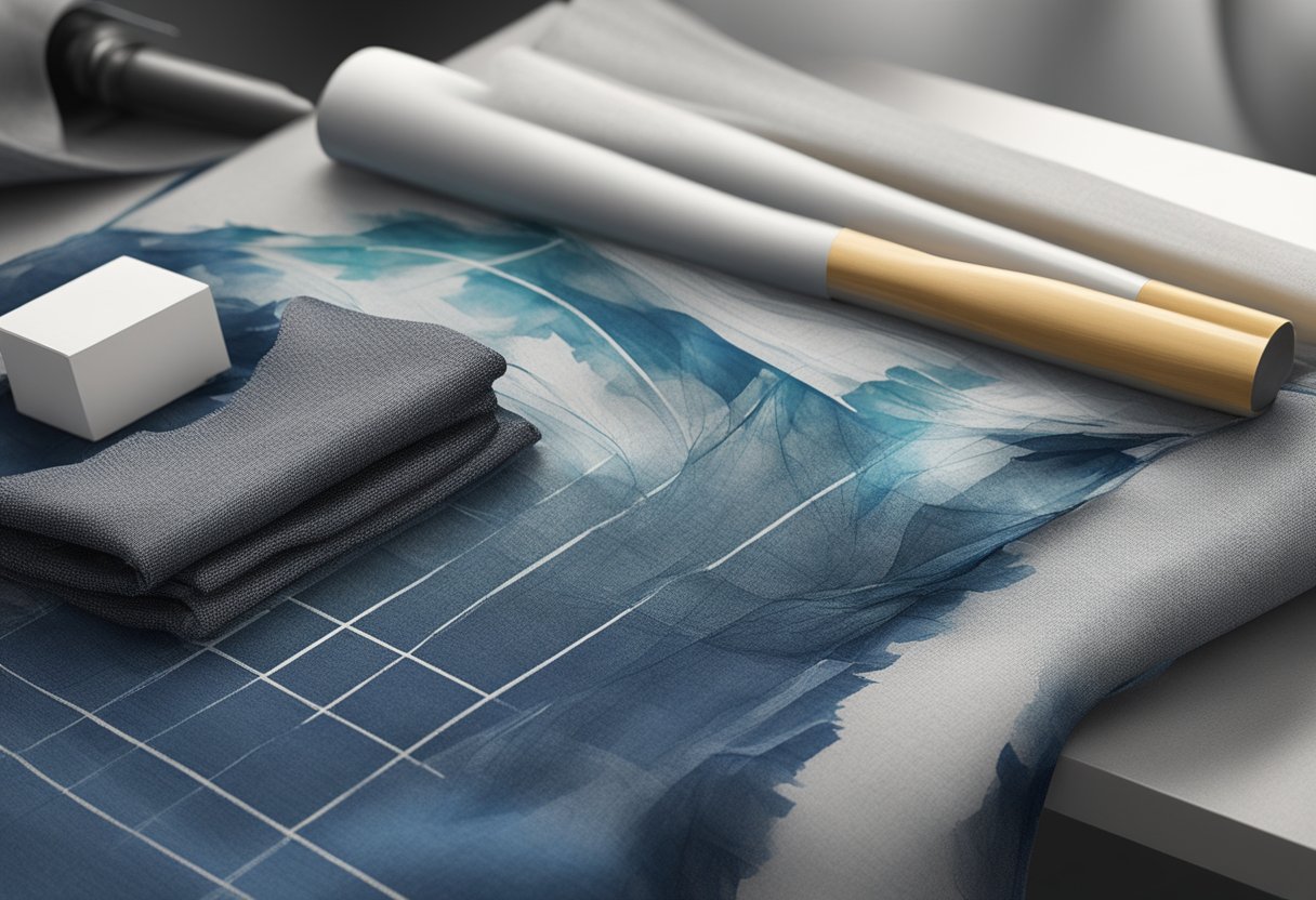 Ink-soaked screen pressed onto fabric, leaving behind a crisp, bold design
