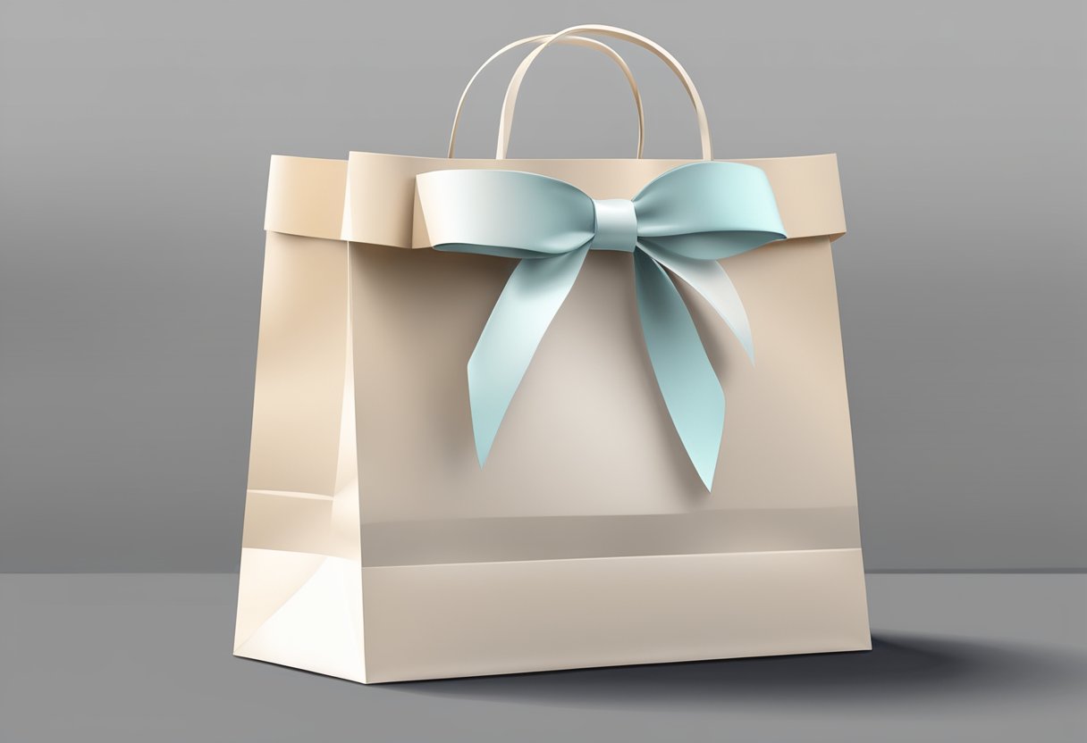 A sturdy gift paper bag with a sleek design and high-quality material