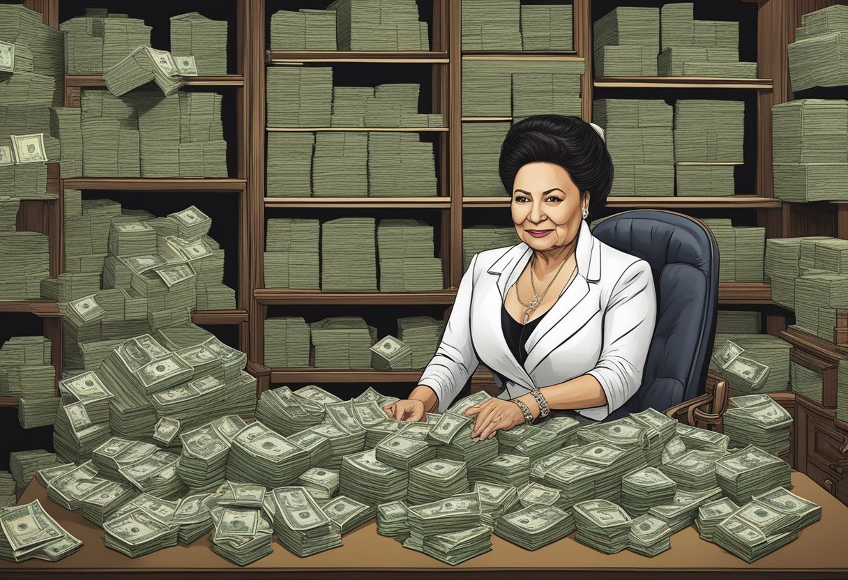 The money of Griselda Blanco, the Cocaine Godmother, disappeared in a flurry of activity, with stacks of cash being shuffled and hidden away in secret compartments
