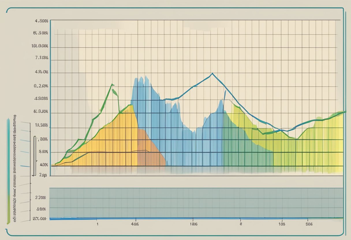 A graph showing age categories and corresponding average heart rates