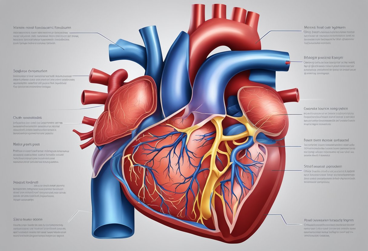 The human heart pumps blood through the circulatory system, delivering oxygen and nutrients to the body's tissues and organs