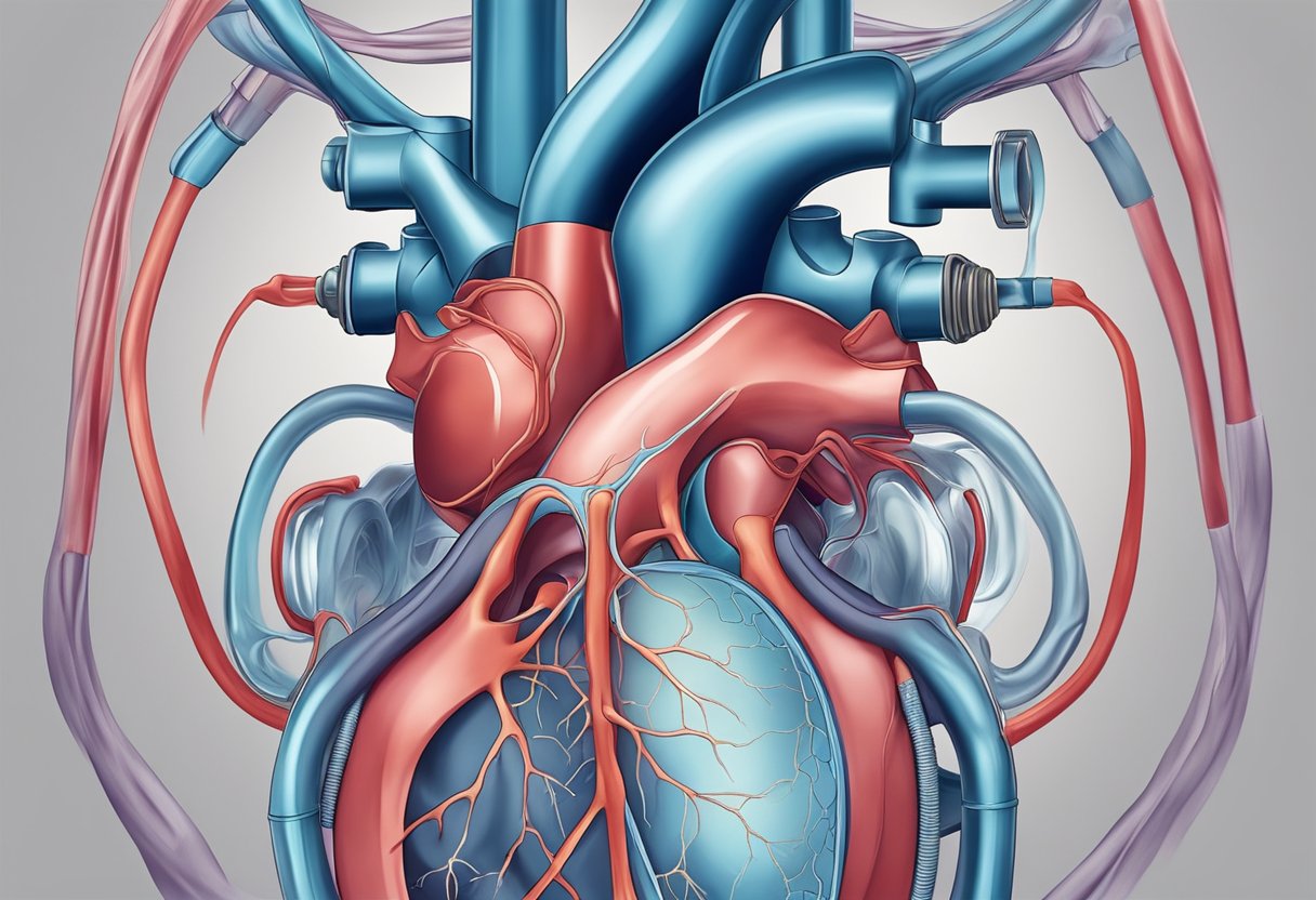 A heart valve leaks, causing blood to flow backward