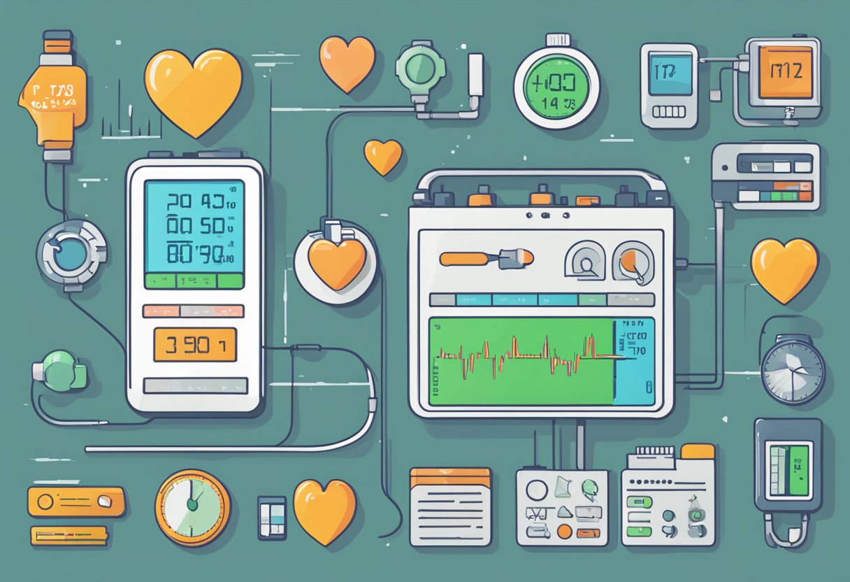 Heart rate monitor displays "Frequently Asked Questions" while measuring heart rate