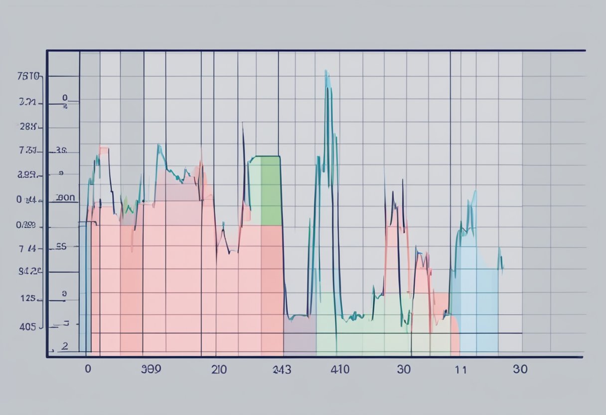 A heart rate monitor displaying a normal heart rate for women, with a chart or graph showing the range of normal heart rates