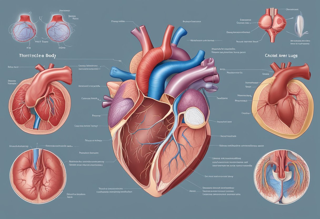 Blood flows from the body into the right atrium, then to the right ventricle, through the pulmonary artery to the lungs, back to the left atrium, then the left ventricle, and out to the body again