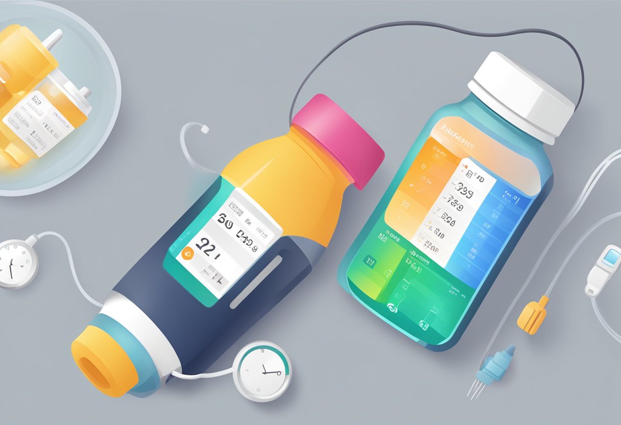 Enalapril bottle with heart rate monitor showing decrease