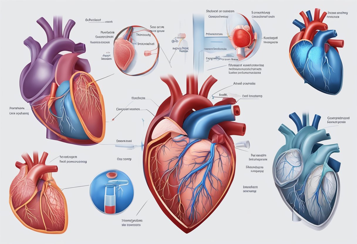 The heart pumps blood in a continuous loop, from the body to the lungs and back again. Oxygenated blood is then distributed throughout the body