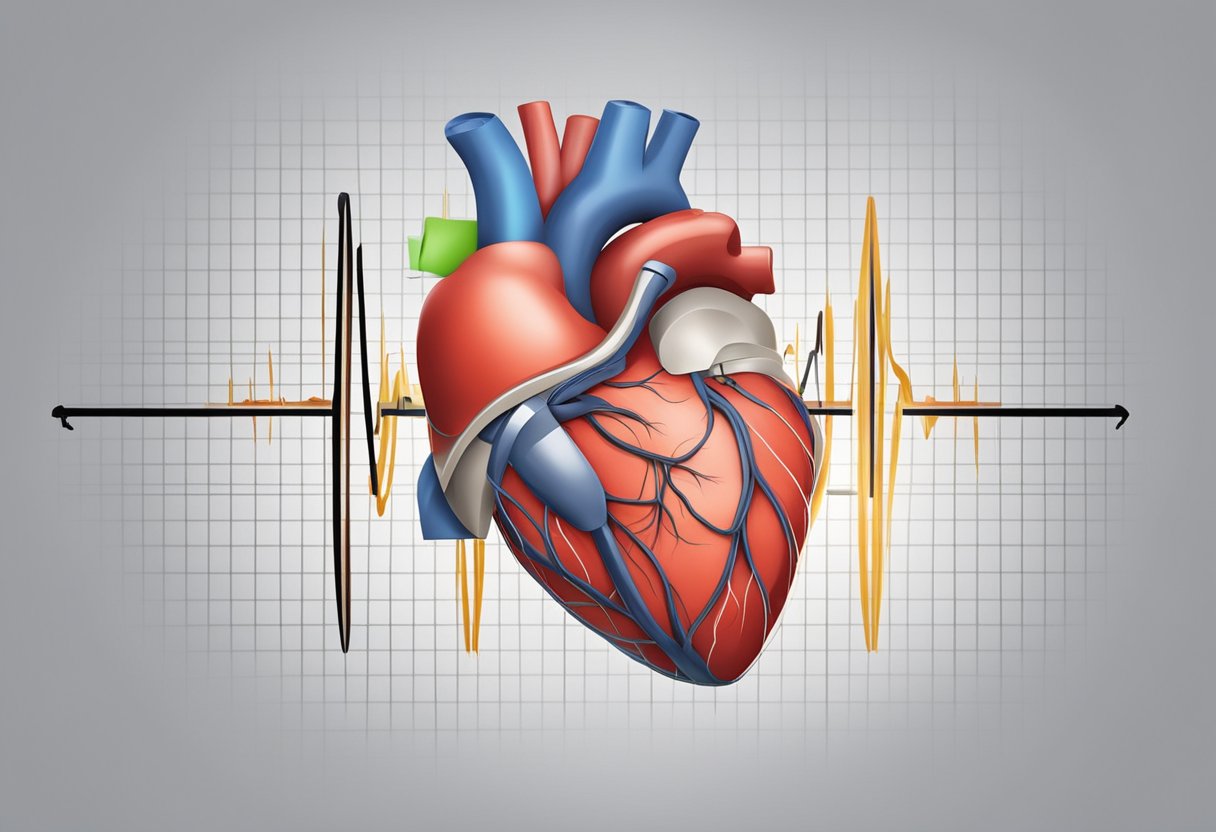 Heart beats rapidly, body at rest