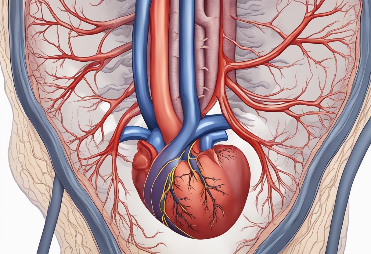 A clogged artery restricts blood flow, leading to a heart attack