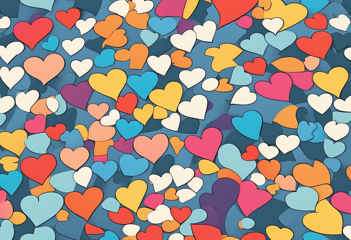 A heart-shaped puzzle with scattered pieces, symbolizing the complexity of understanding heart pain causes