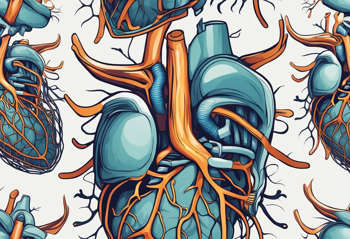 The heart beats rapidly, thumping against the ribcage