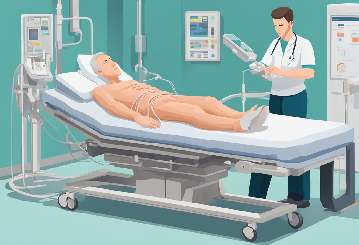 A patient's body rejecting diuretic treatment for acute heart failure