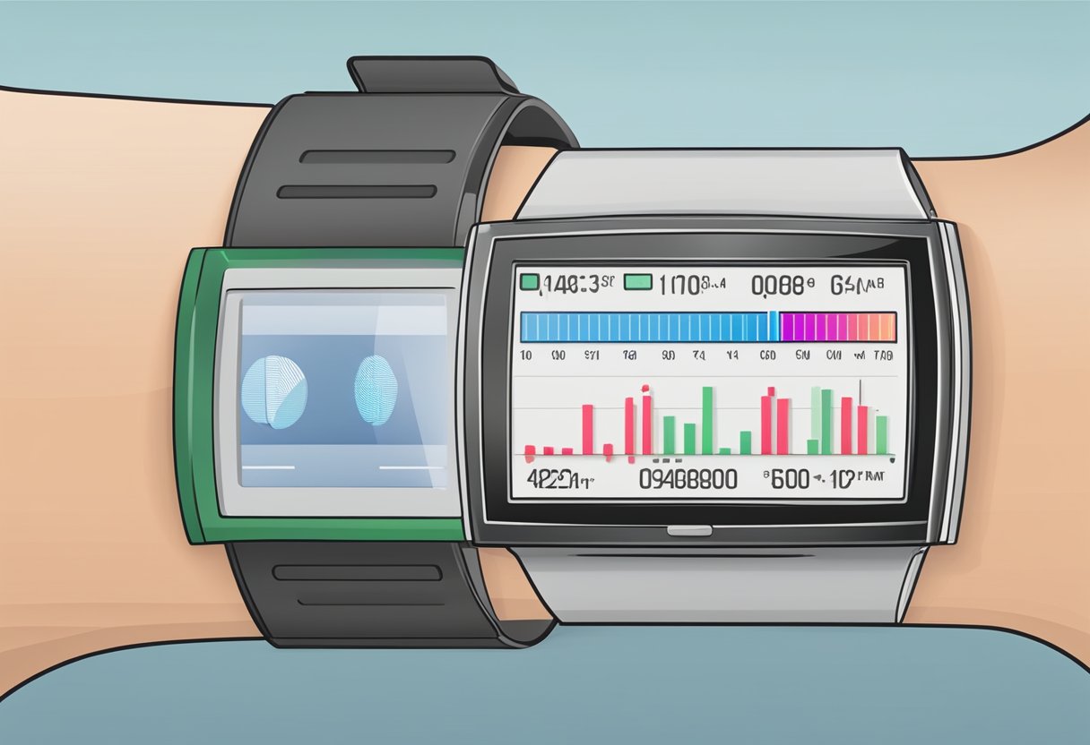 A heart rate monitor displaying dextromethorphan FAQ