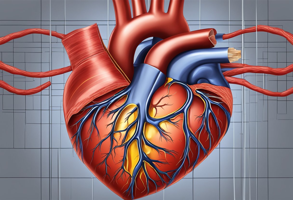 A blocked artery causes a heart attack