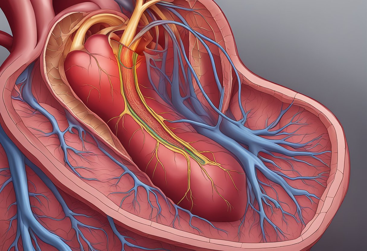 A blocked artery triggers a heart attack, as blood flow is obstructed