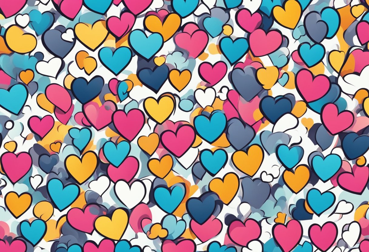 A heart pulsating rapidly without cause, surrounded by question marks in a swirling, chaotic pattern