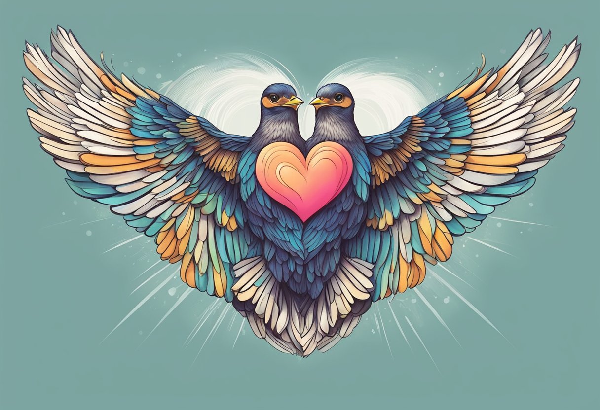Heart skipping beats, fluttering like a bird's wings