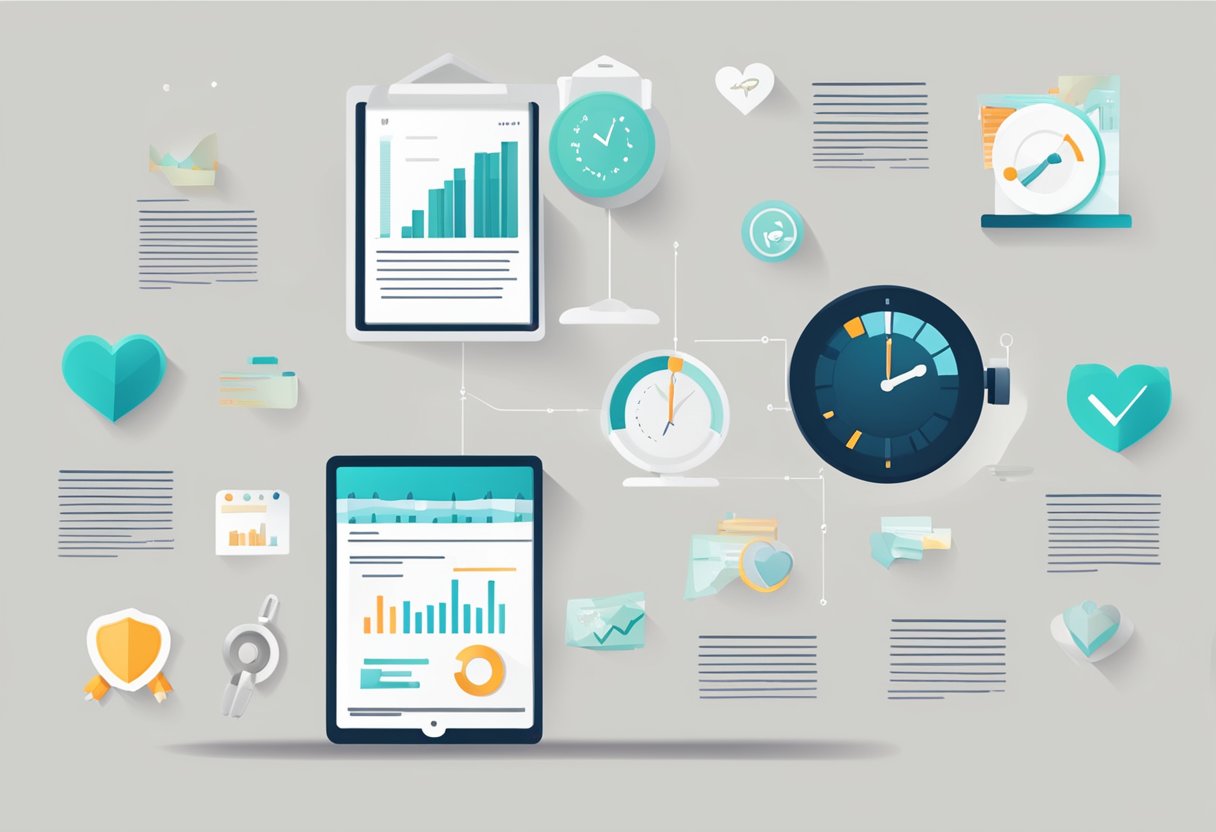 A table with a heart rate chart and "Frequently Asked Questions" header