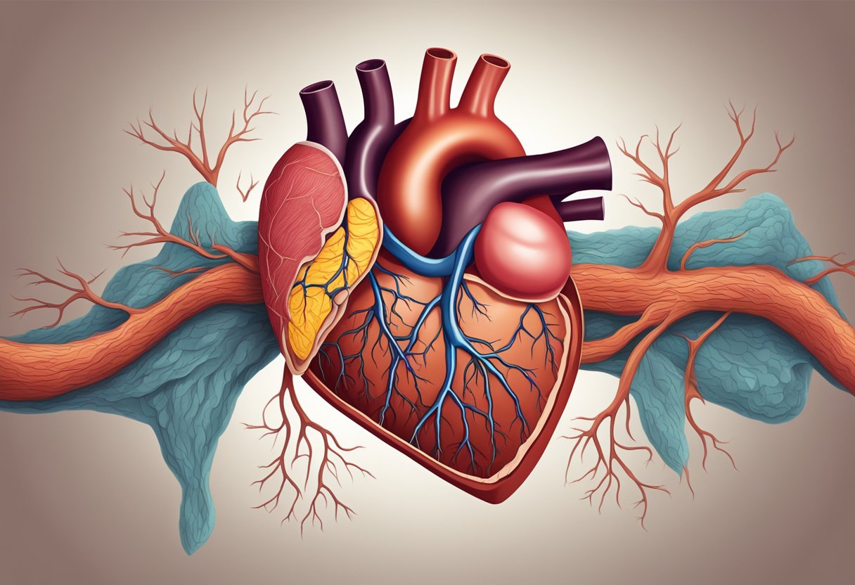 A clogged artery leads to a heart attack