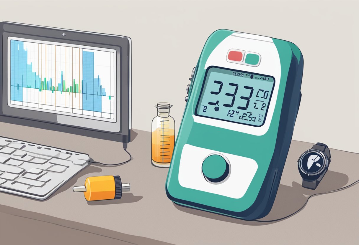 A bottle of azithromycin next to a heart rate monitor showing irregular spikes