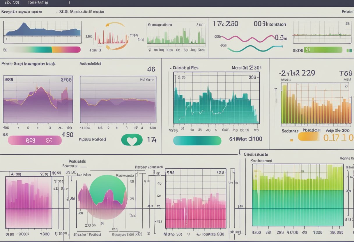 A heart rate monitor displaying a steady, regular pulse