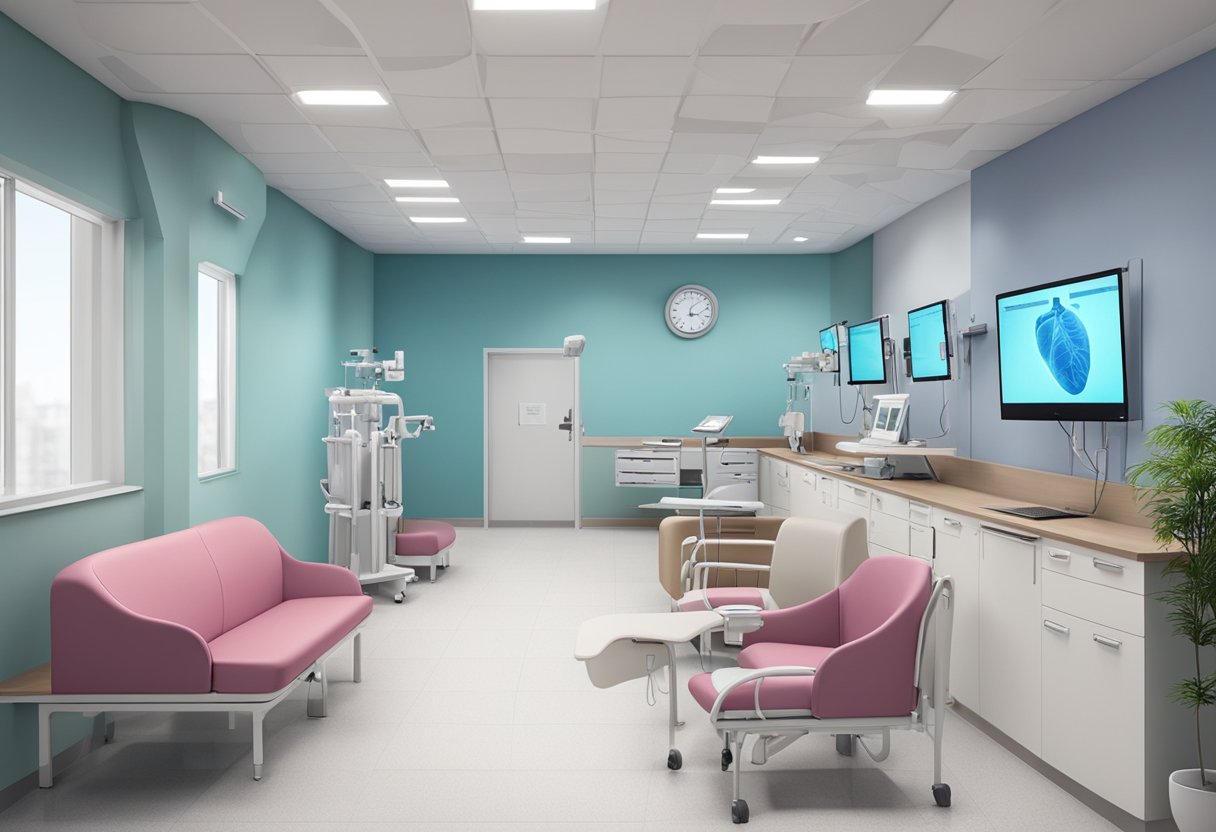 The cardiology clinic at KTPH is a modern and well-equipped facility with state-of-the-art medical equipment and comfortable patient waiting areas