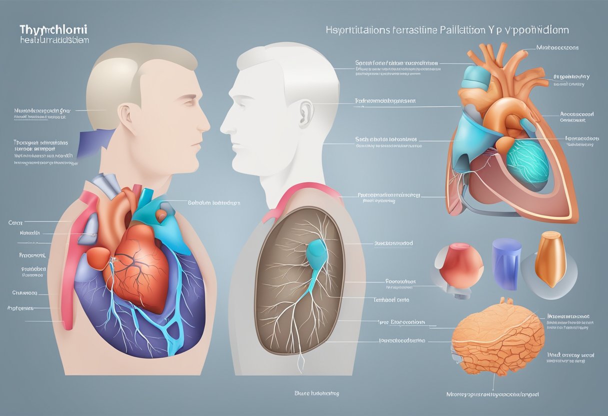 Hypothyroidism causes heart palpitations