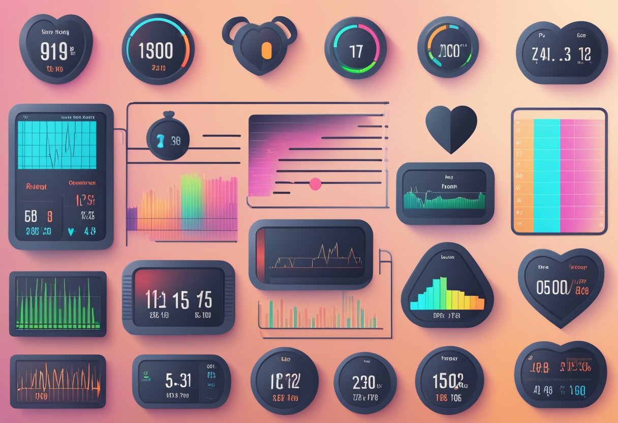 A person's heart rate monitor displays their maximum exercise heart rate based on their age