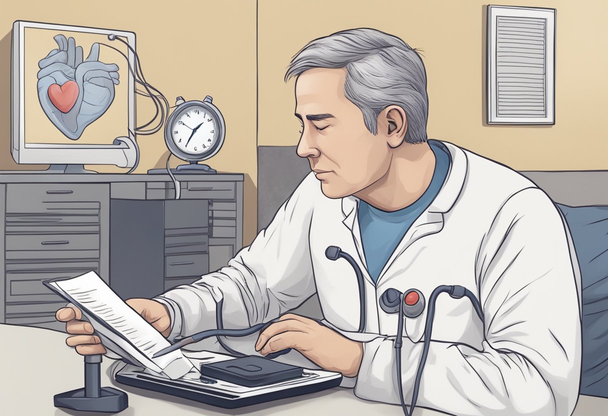 A person with sleep apnea and heart disease seeks answers in a FAQ section