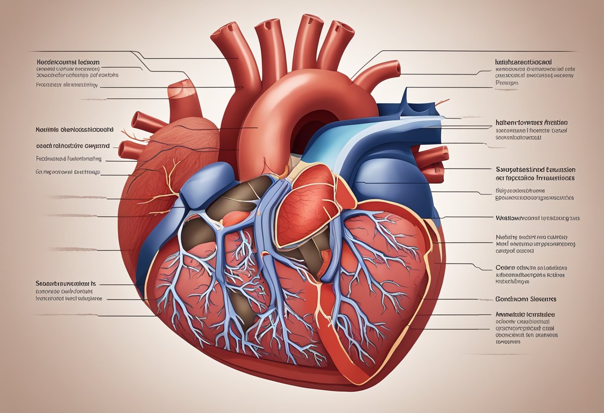 A heart with normal ejection fraction, surrounded by healthy blood vessels and functioning organs
