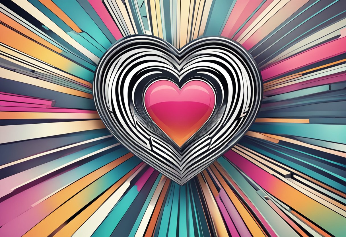A heart symbol with the letters "FAQ" surrounded by pulsating lines