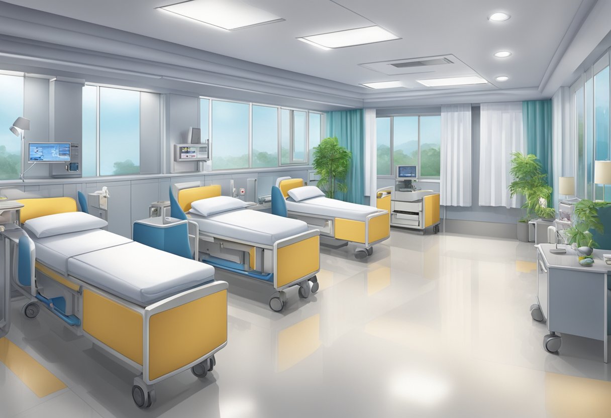 A modern pediatric cardiology healthcare facility in Singapore