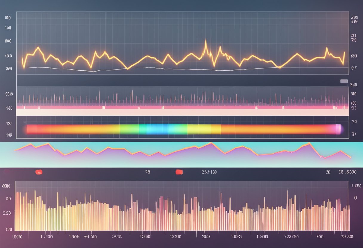A heart rate monitor displaying an optimal heart rate for exercise